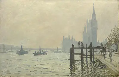 The Thames below Westminster Claude Monet